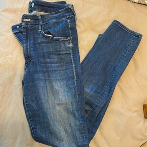 MOTHER 27 high waisted looker ankle